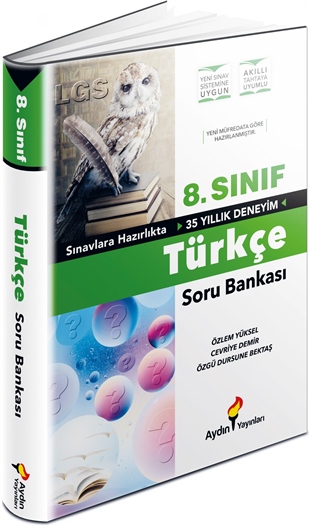 Aydın Yayınları 8. Sınıf Türkçe Soru Bankası