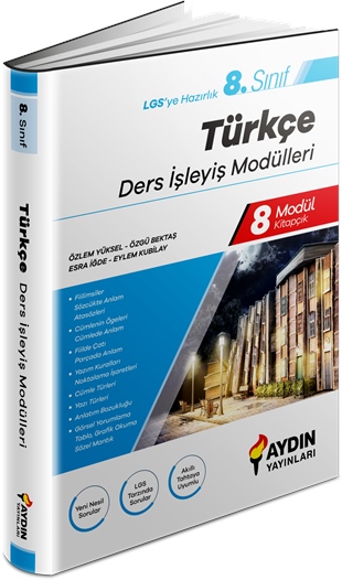 Aydın Yayınları 8. Sınıf Türkçe Ders İşleyiş Modüller