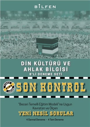 Bilfen Yayınları 8. Sınıf Din Kültürü ve Ahlak Bilgisi Son Kontrol 8'li Deneme Seti