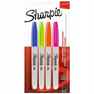 Sharpie Fine Canlı Renkler Permanent Markör 4'lü Set