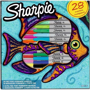 Sharpie Fine Permanent Markör 28li Kutu Balık